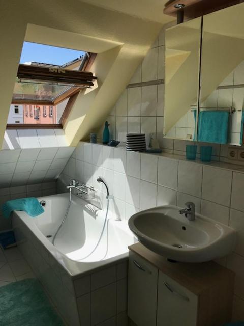 Gaestewohnung Saaleblick Weißenfels Exterior foto